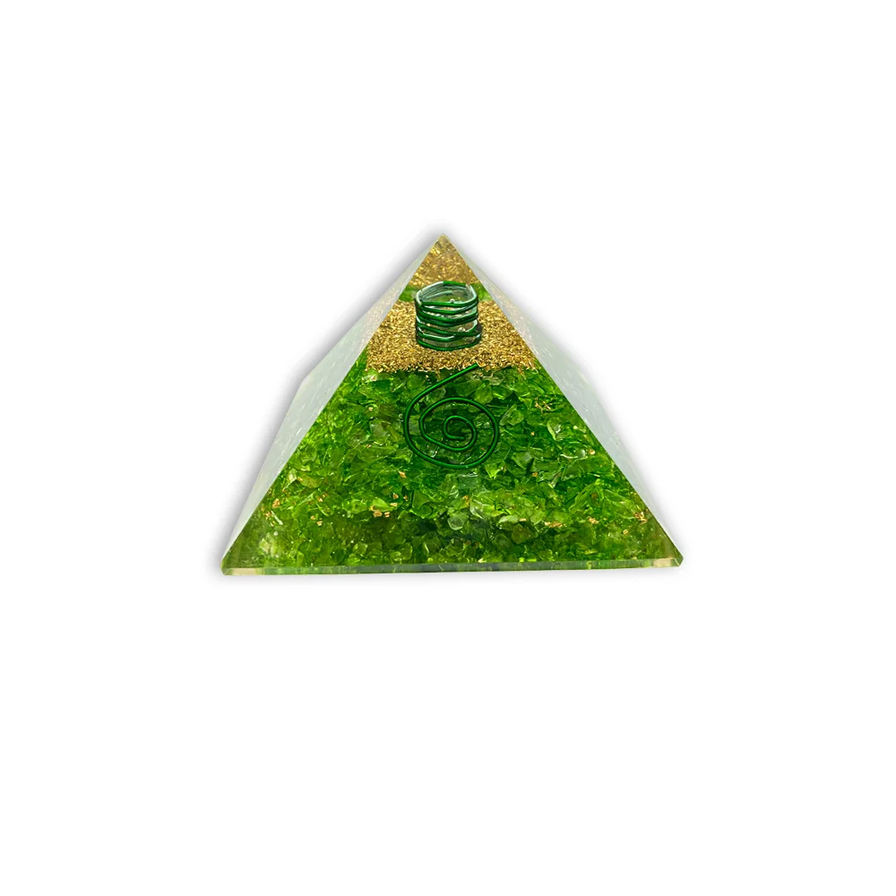Green Aventurine Orgonite Pyramid