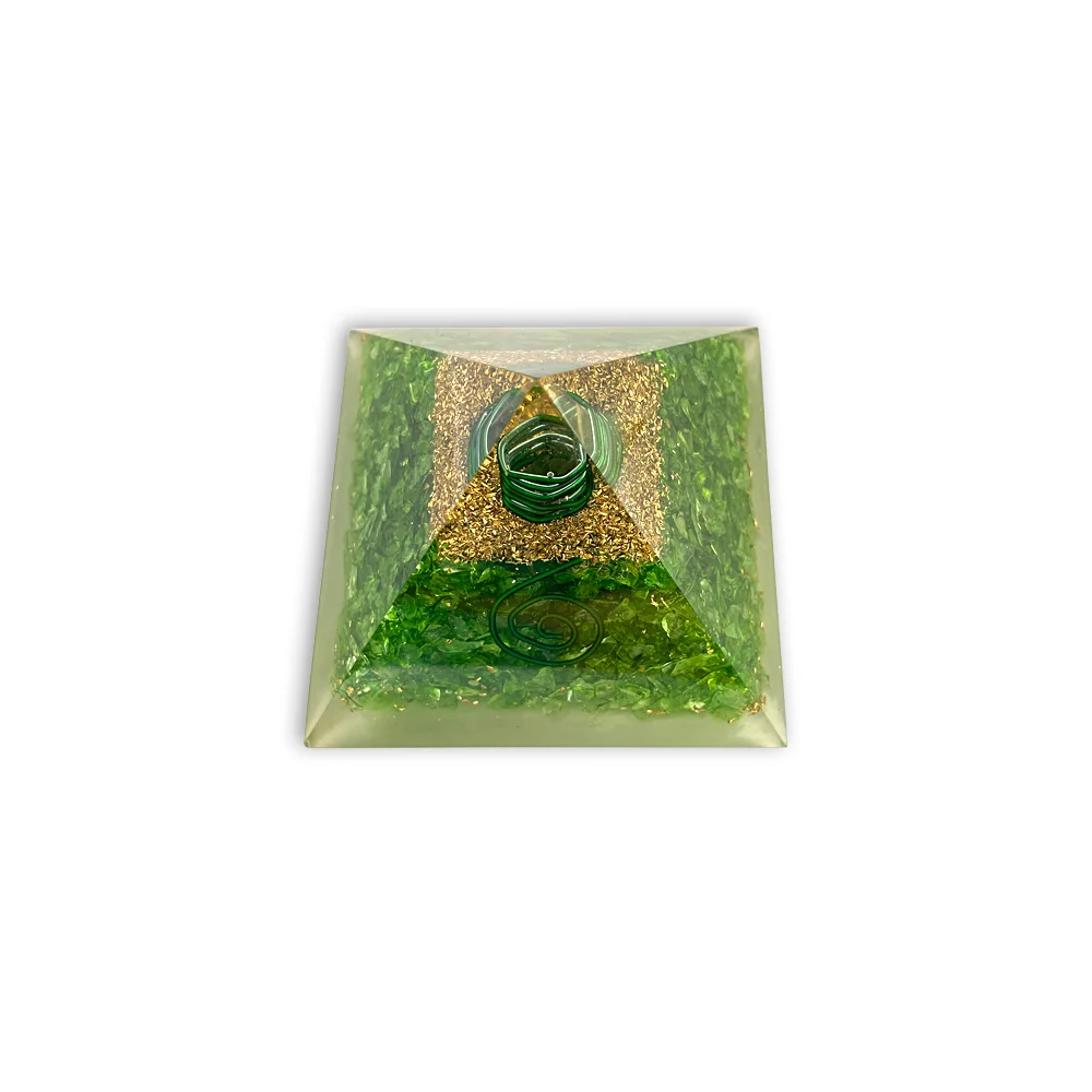 Green Aventurine Orgonite Pyramid