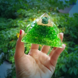 Green Aventurine Orgonite Pyramid