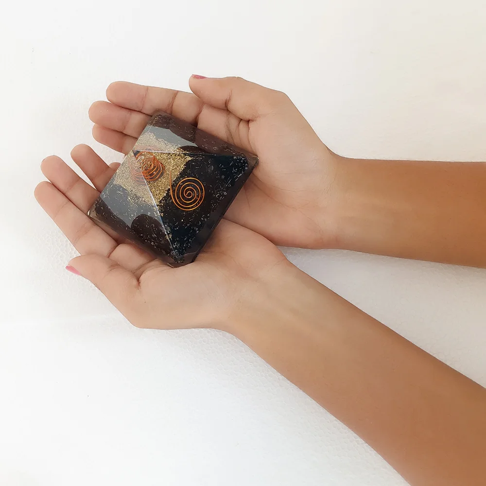 Black Tourmaline Orgonite Pyramid
