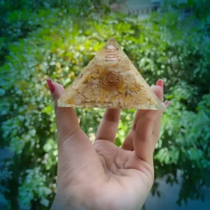 Yellow Aventurine Orgonite Pyramid