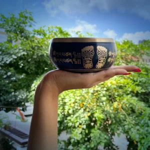 Black Tibetan Singing Bowl