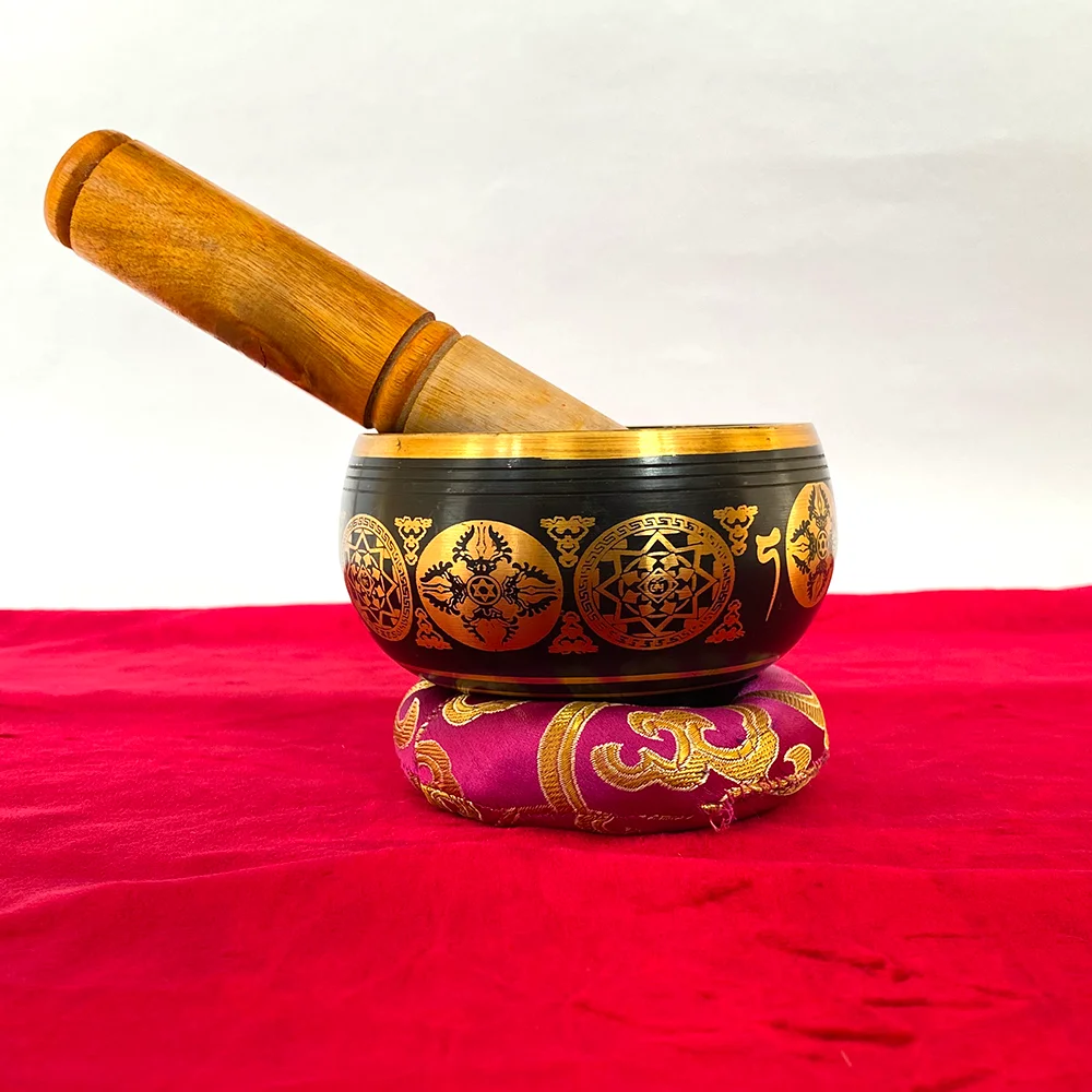 Small Black Tibetan Singing Bowl