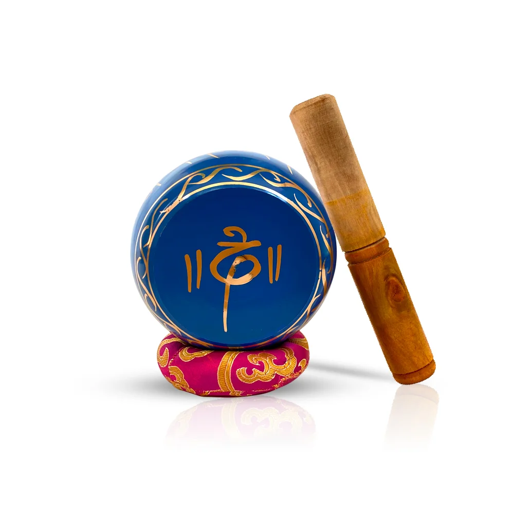Blue Tibetan Singing Bowl