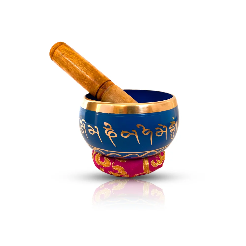 Blue Tibetan Singing Bowl
