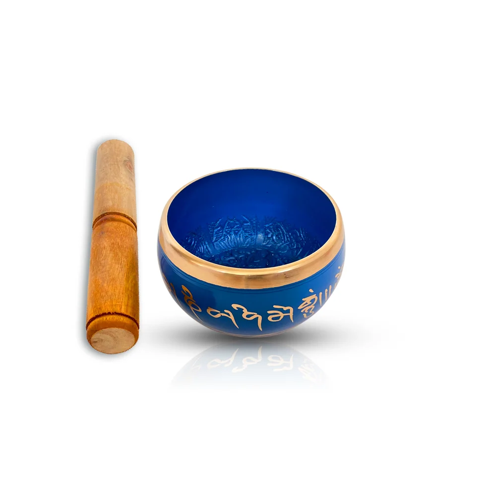 Blue Tibetan Singing Bowl