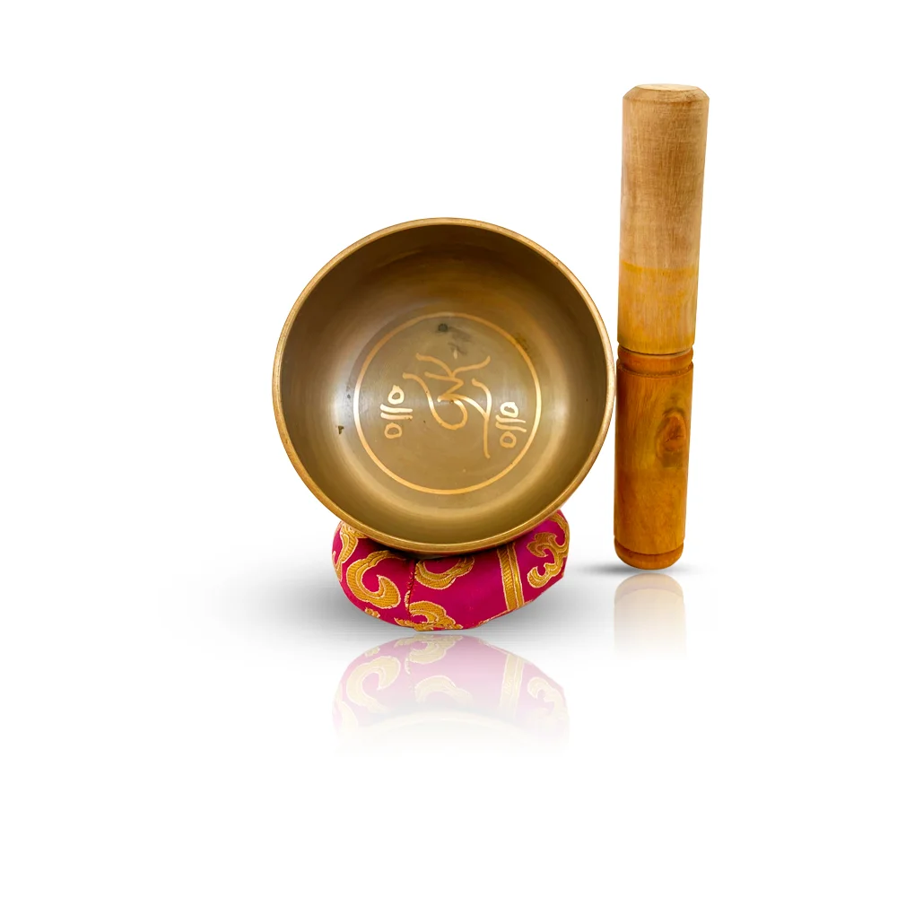 Golden Tibetan Singing Bowl