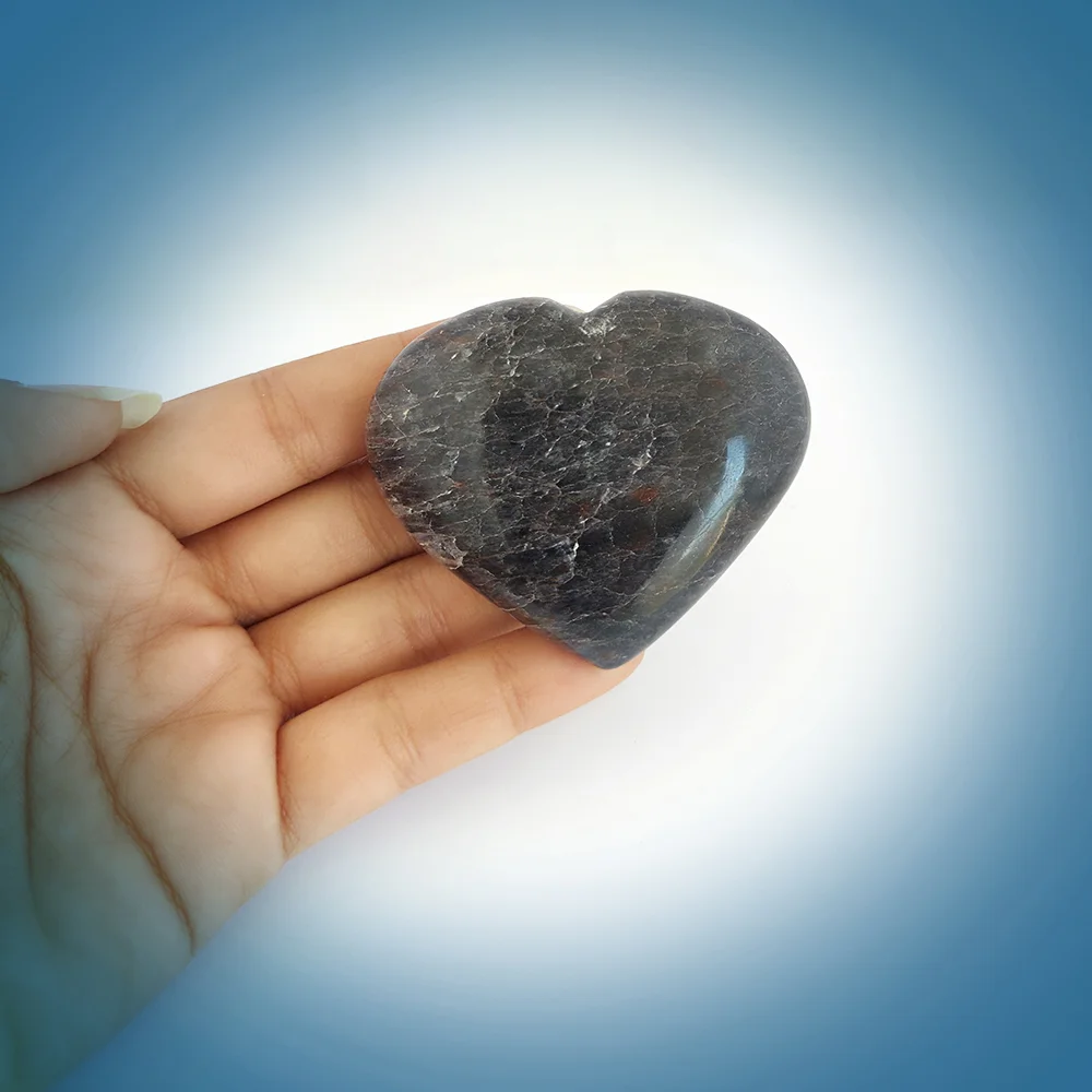 Lepidolite Crystal Heart