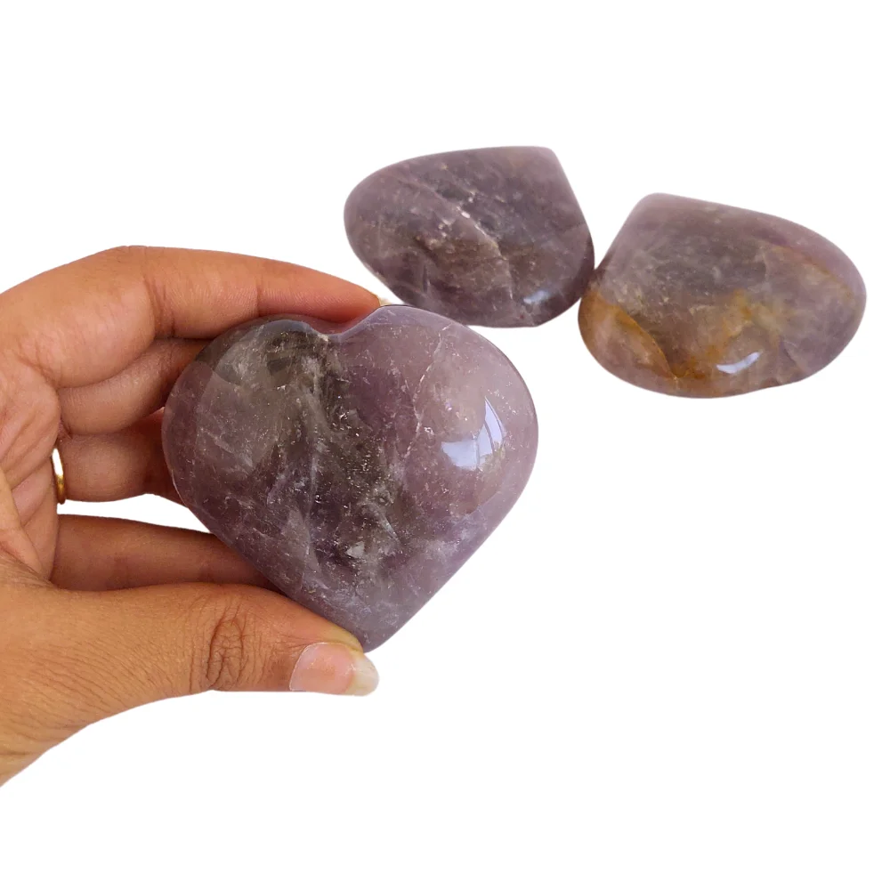 Amethyst Crystal Heart