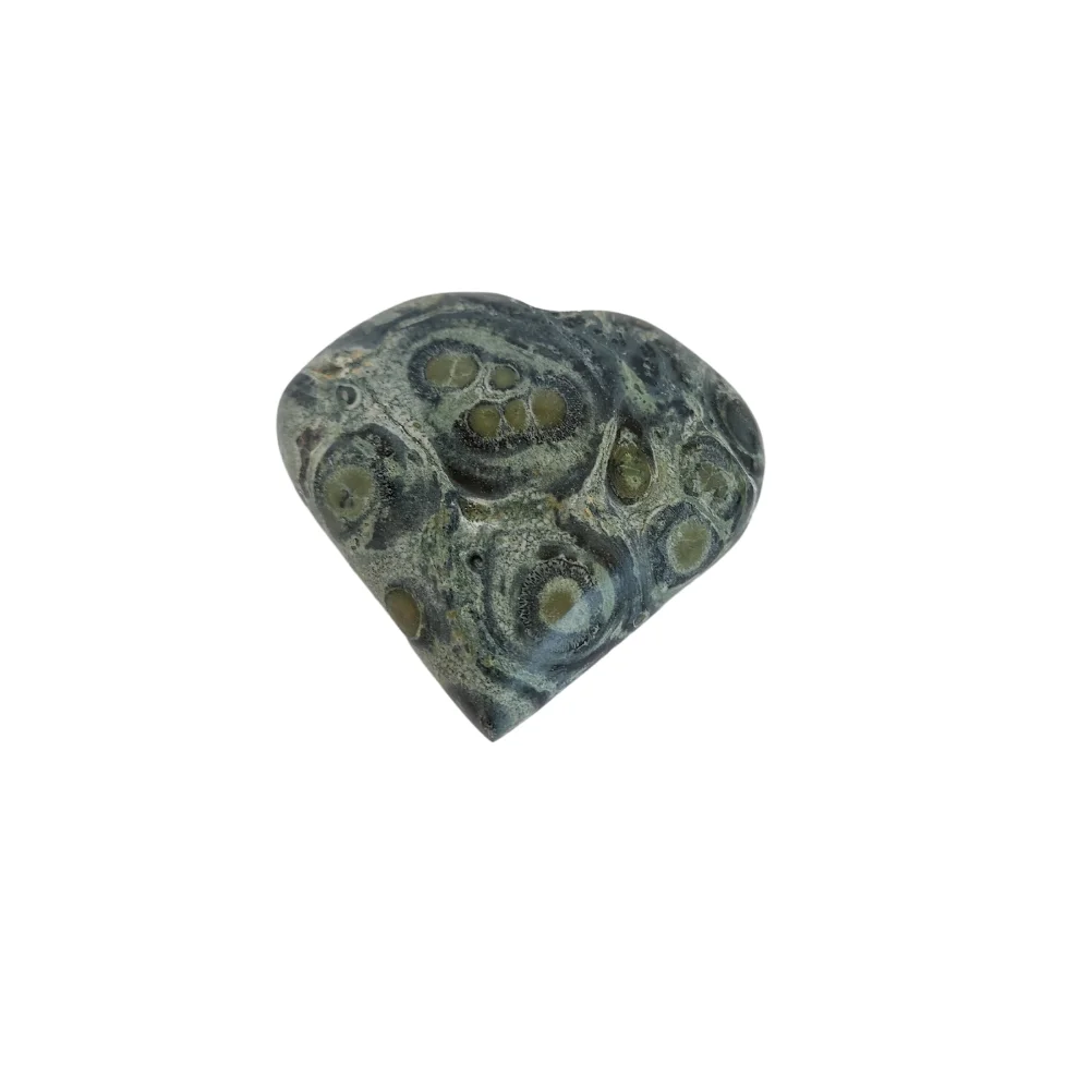 Kambaba Jasper Crystal Heart