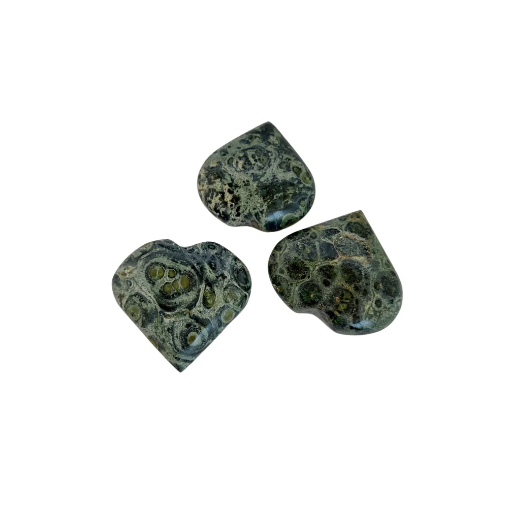 Kambaba Jasper Crystal Heart