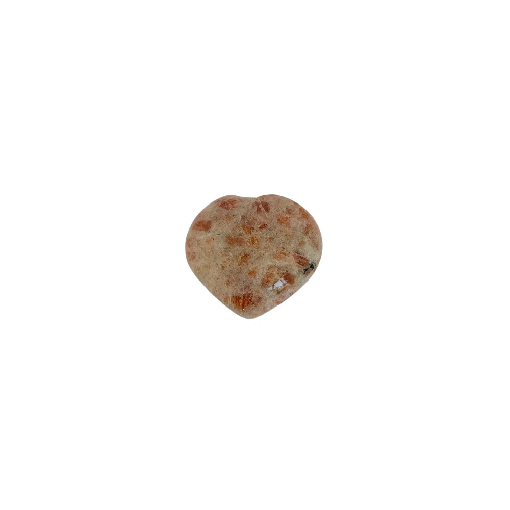 Natural Sunstone Crystal Heart