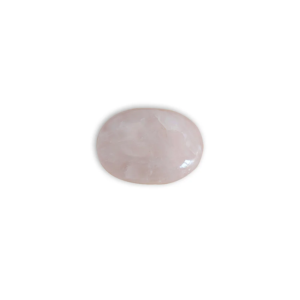 Clear Quart Crystal Oval Ball