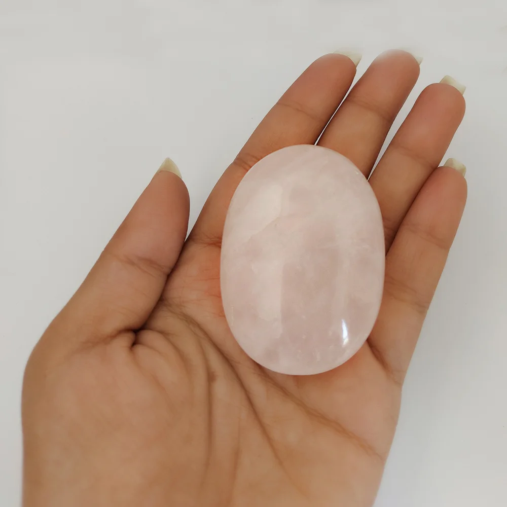 Clear Quart Crystal Oval Ball