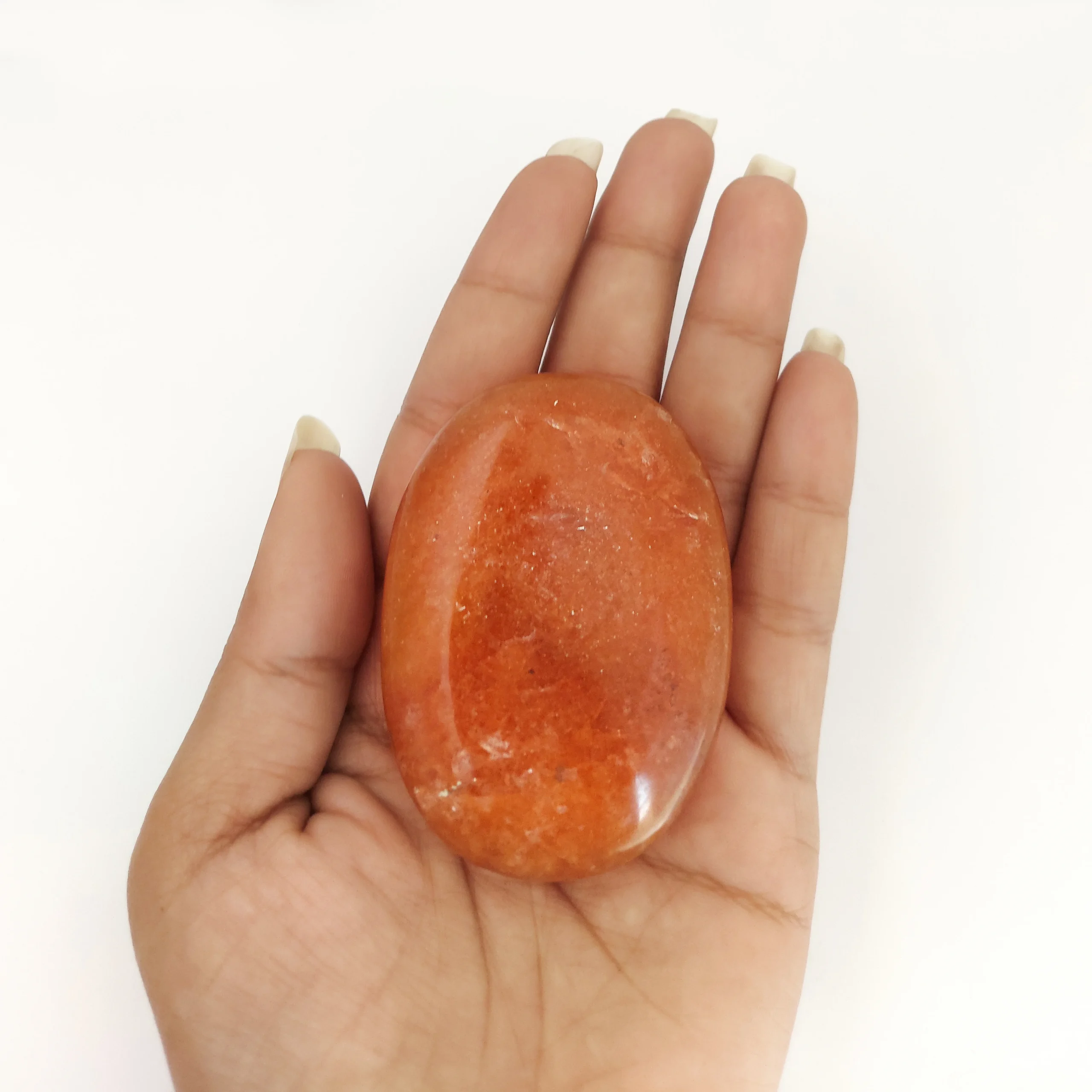 Red Aventurine Crystal Oval Bal