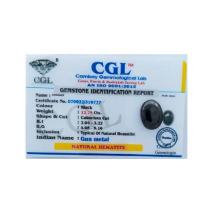 Gun Metal Gemstone