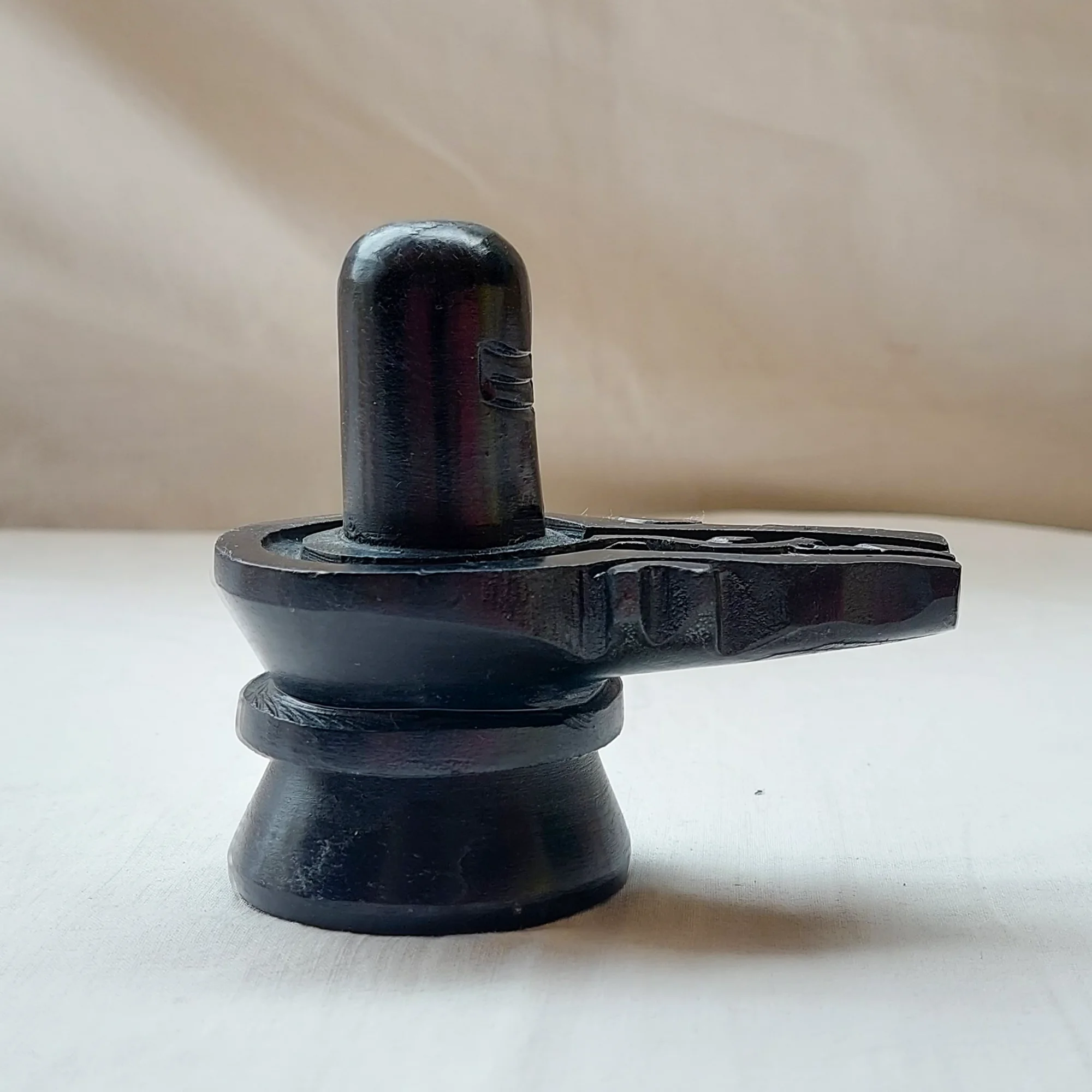Black Marble Shiv Lingam