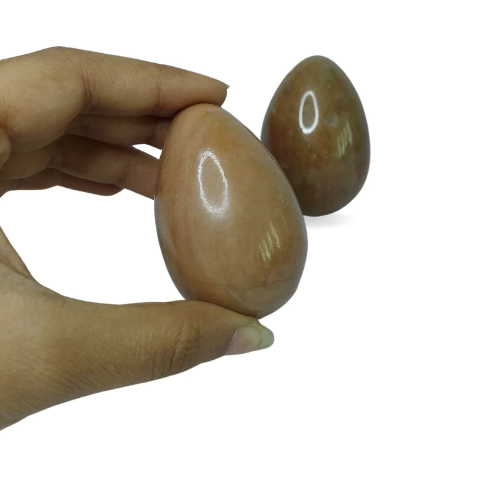 Red Aventurine Crystal Egg