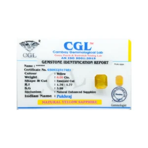Yellow Sapphire Gemstone