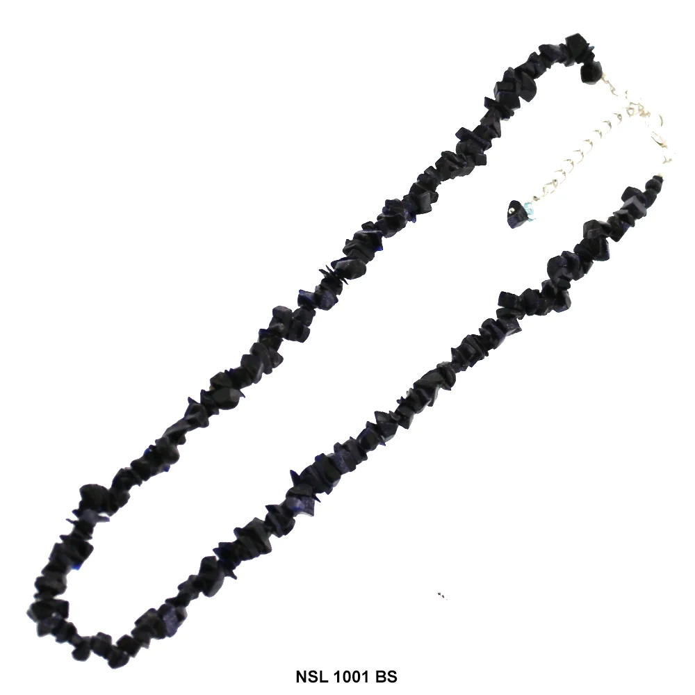 Blue Sun Chips Necklace