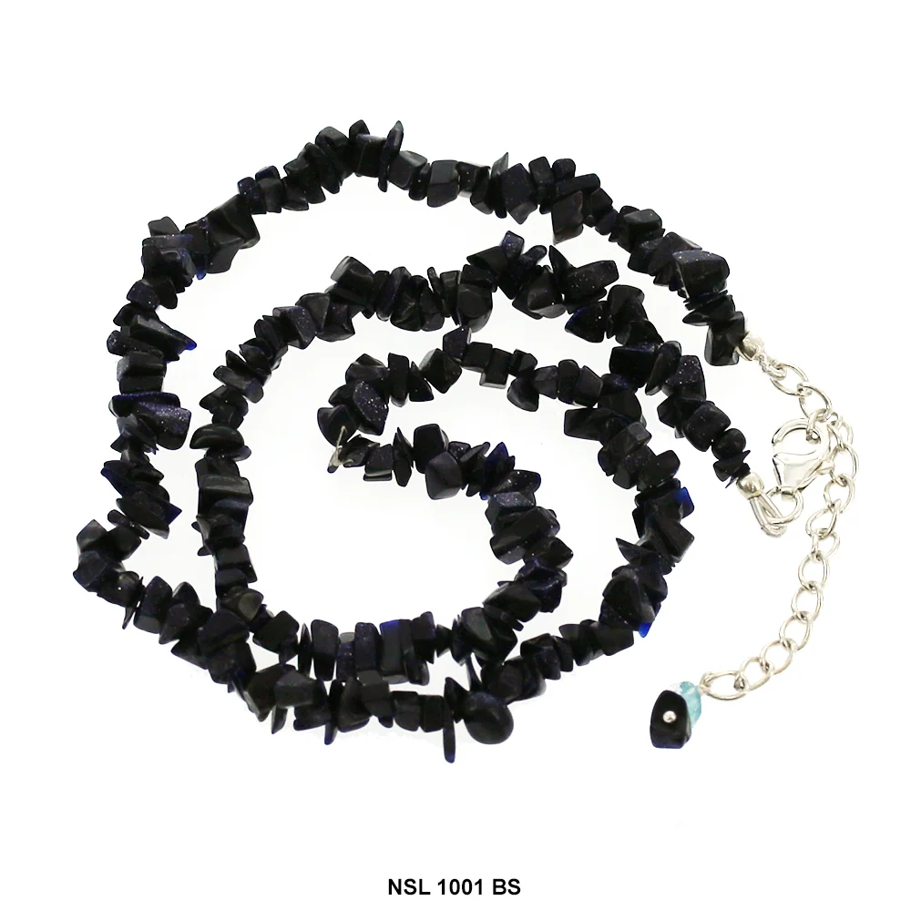 Blue Sun Stone Necklace