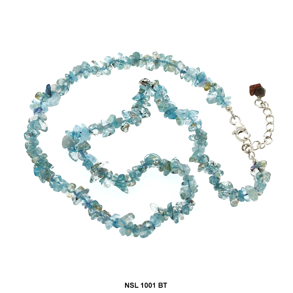 Blue Topaz Chips Necklace
