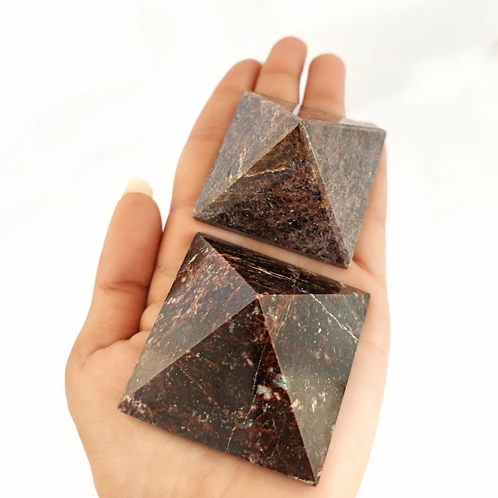 Garnet Crystal Pyramid