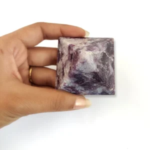 Lepidolite Crystal Pyramid