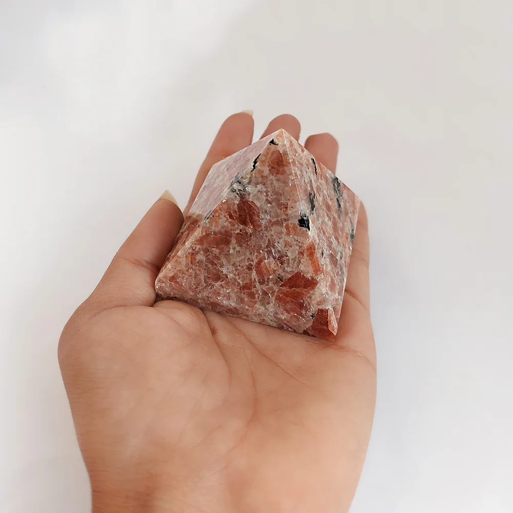 Sunstone Crystal Pyramid