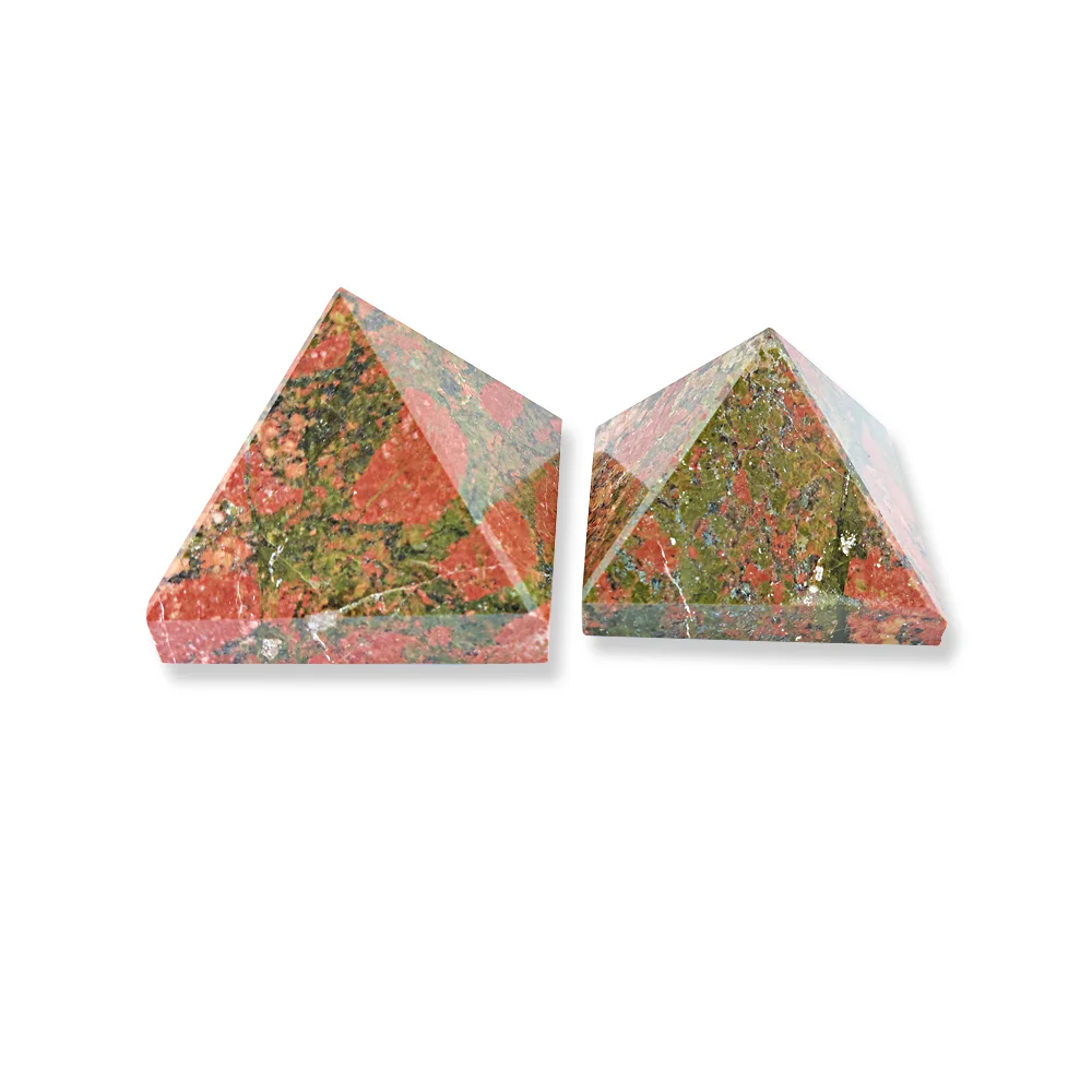 Unakite Crystal Pyramid