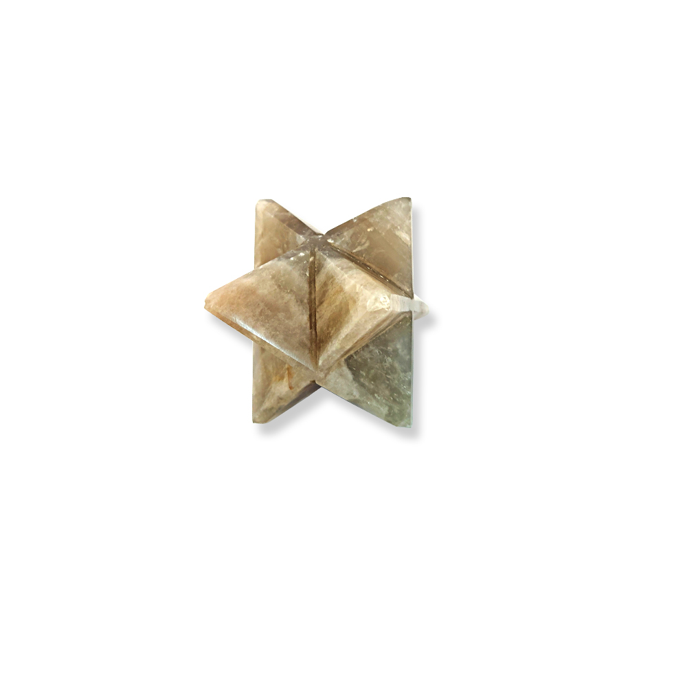 Big Smokey Quartz Merkaba Star