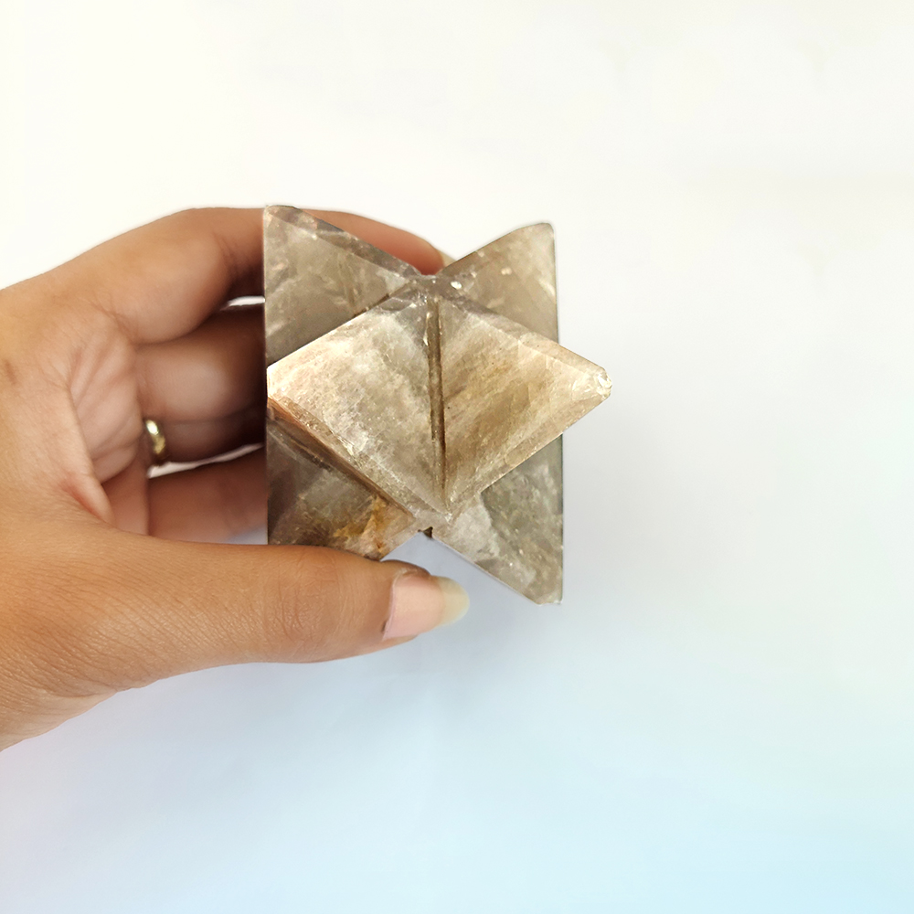 Big Smokey Quartz Merkaba