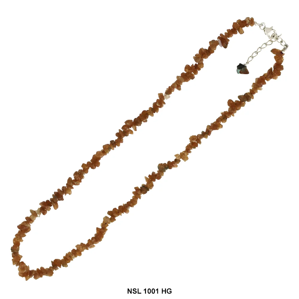 Hessonite Garnet Stone Necklace