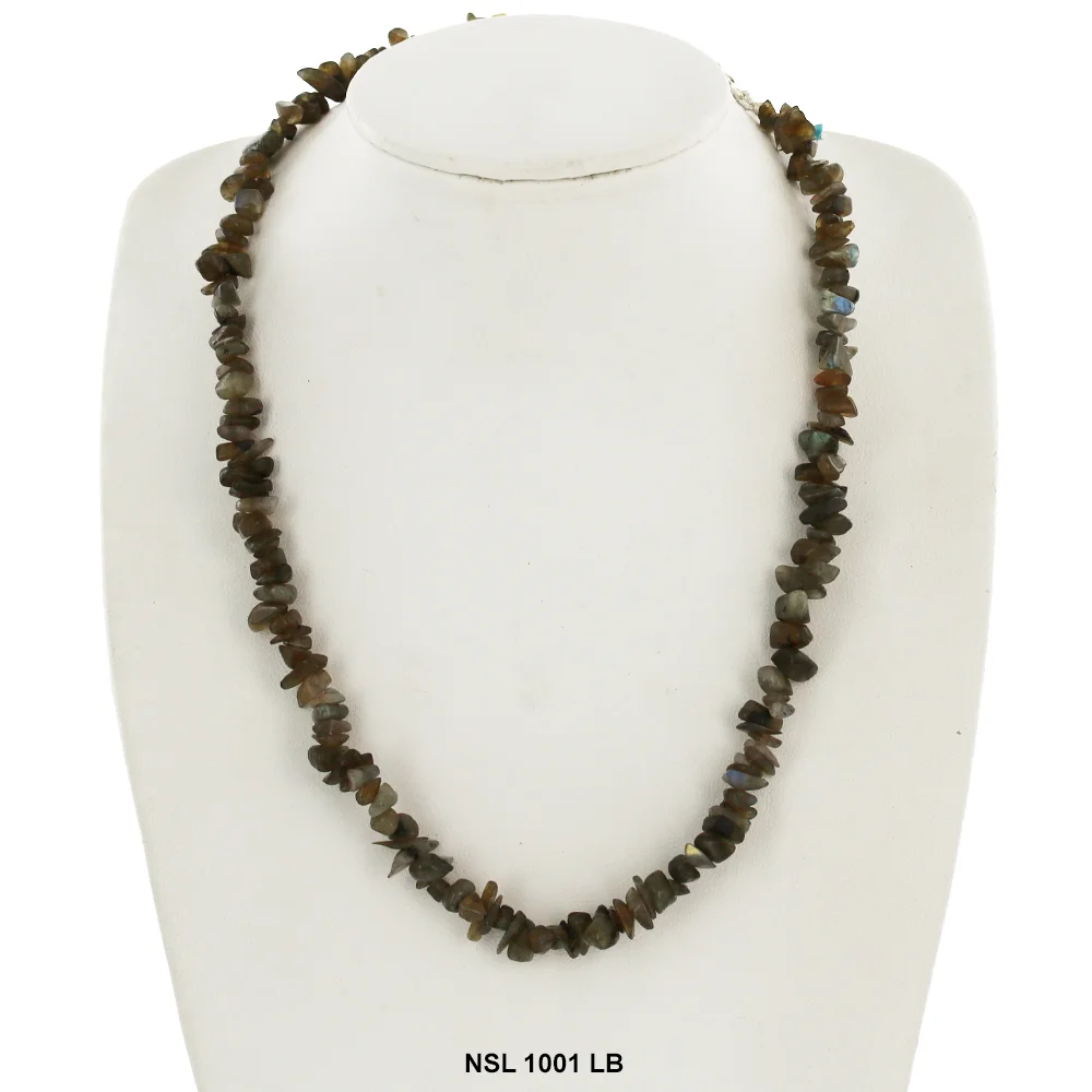 Labradorite Jade Stone Chips Necklace