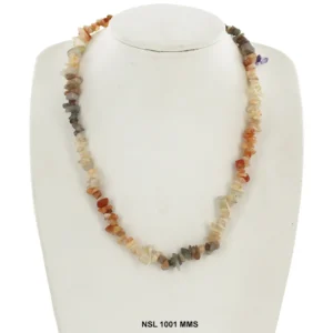 Multi Moon Stone Chips Necklace