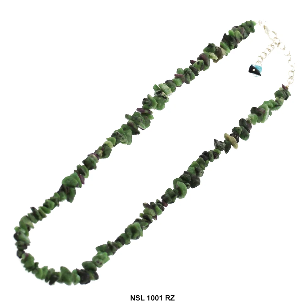 Ruby Zoisite Chips Necklace
