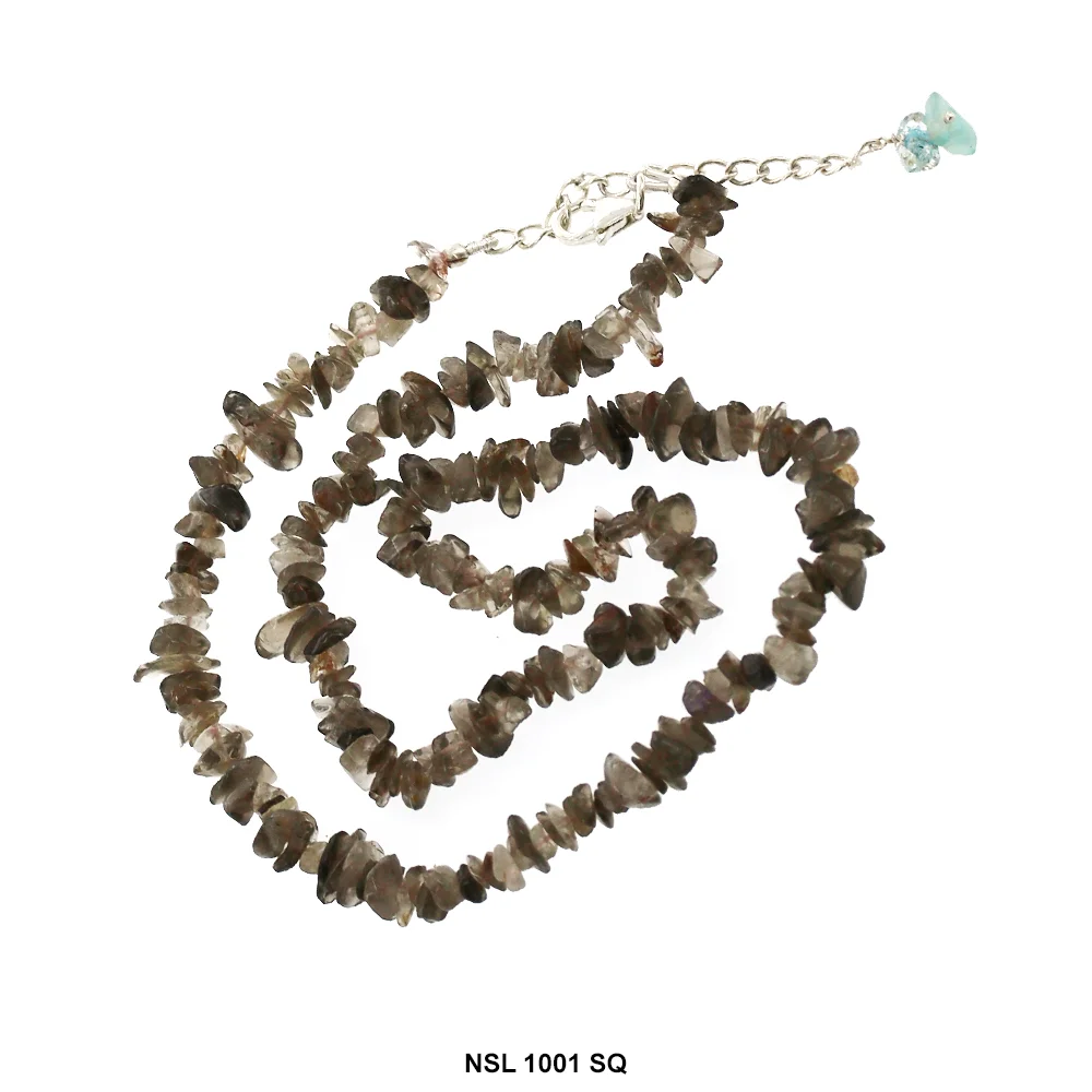 Smokey Quartz Chips Necklace