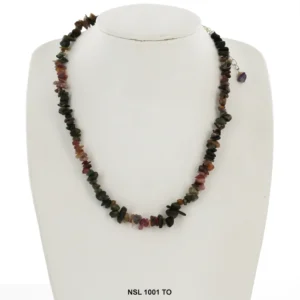 Tourmaline Stone Chips Necklace