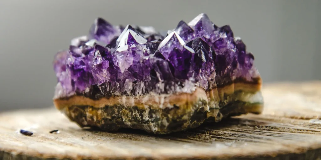 Amethyst crystal healing stone