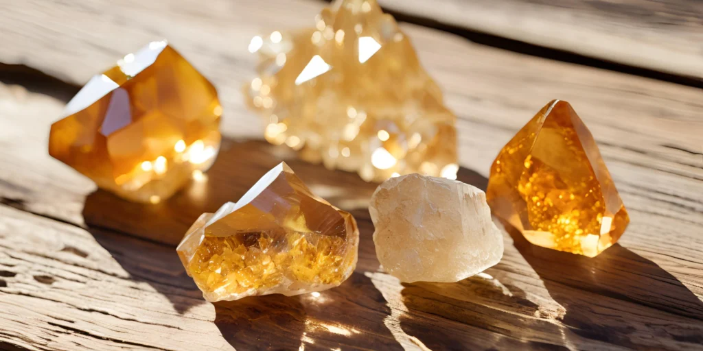Citrine crystal healing stone