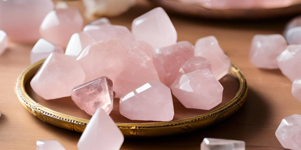 Rose Quartz crystal for emotional healing